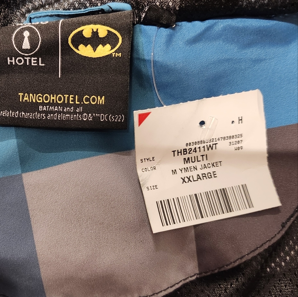 DC Comics Joker Vs Batman Checkered Windbreaker - Picture 8 of 16